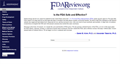 Desktop Screenshot of fdareview.org